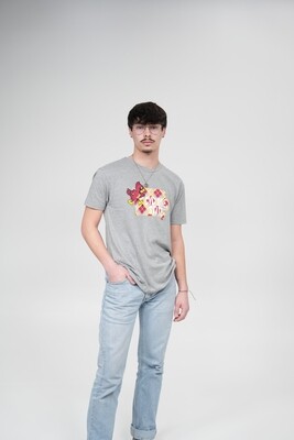 Gray Cyclone State T-Shirt, Large Gray Cyclone State T-Shirt, Large