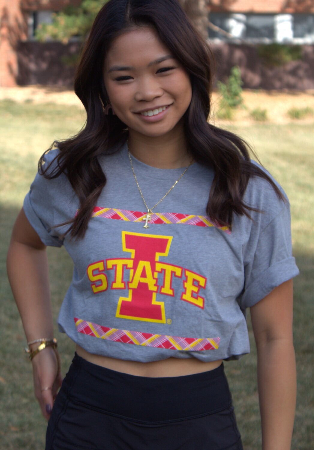 Striped Tartan T-Shirt, 2X Striped Tartan T-Shirt, 2X