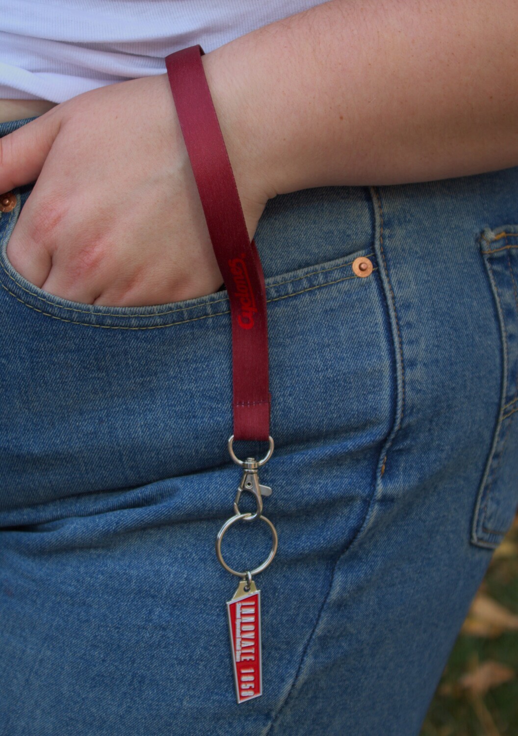 Vintage Cyclones Wristlet