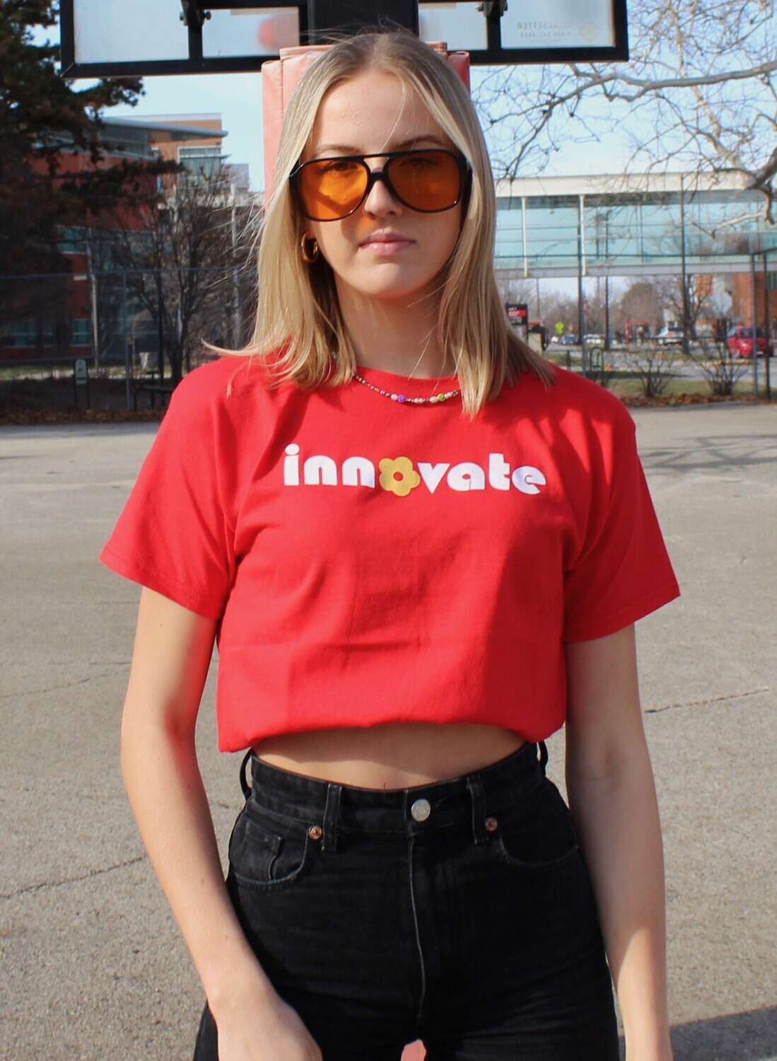 Innovate Flower Youth T-Shirt, Small