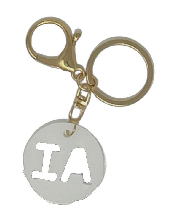 IA Keychain White