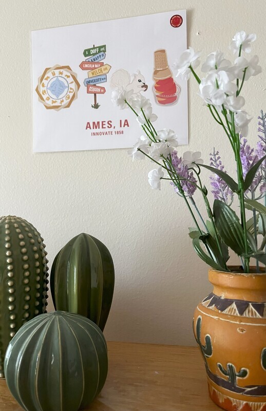 Ames Art Print 8x10 Ames Art Print 8x10