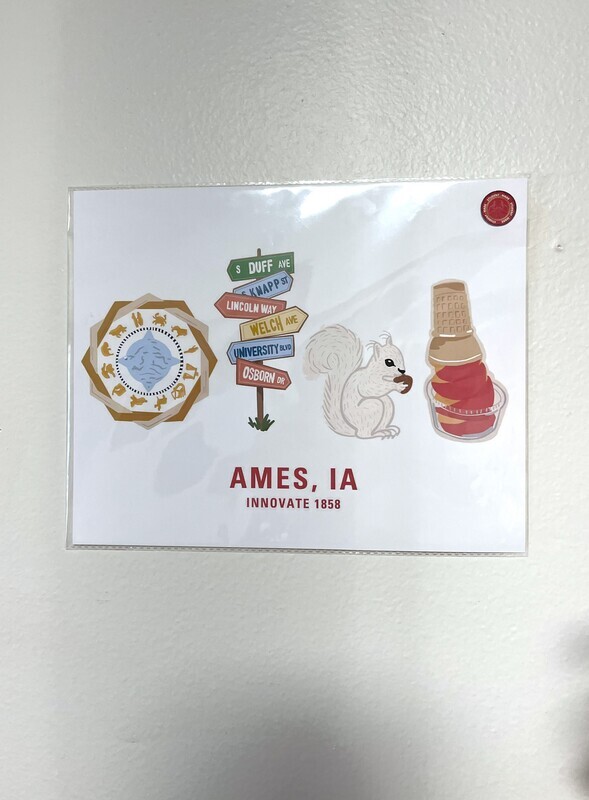 Ames Art Print 8x10