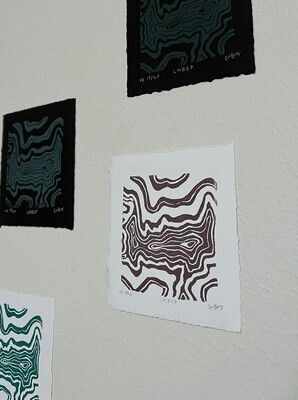 LMBSP Print, White/Brown