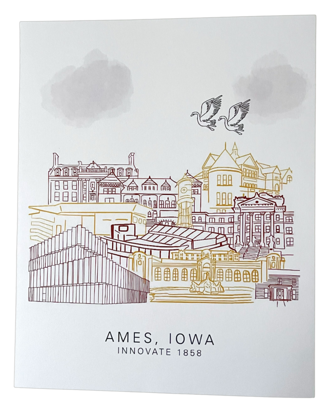 Campus Art Print
