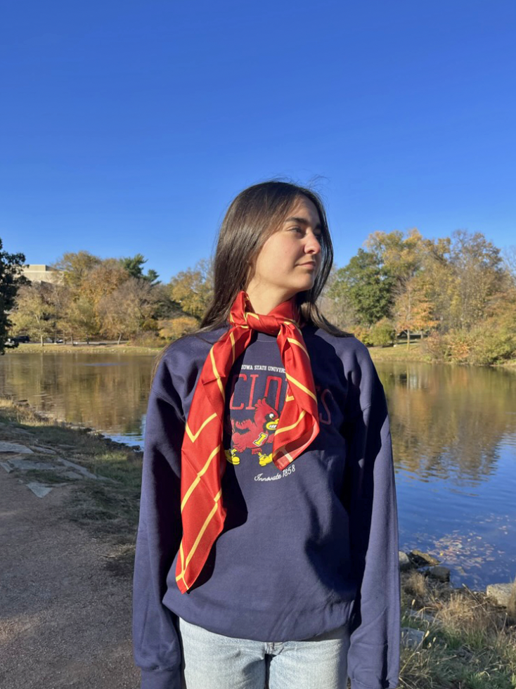 Abstract Adventure Silk Scarf Abstract Adventure Silk Scarf