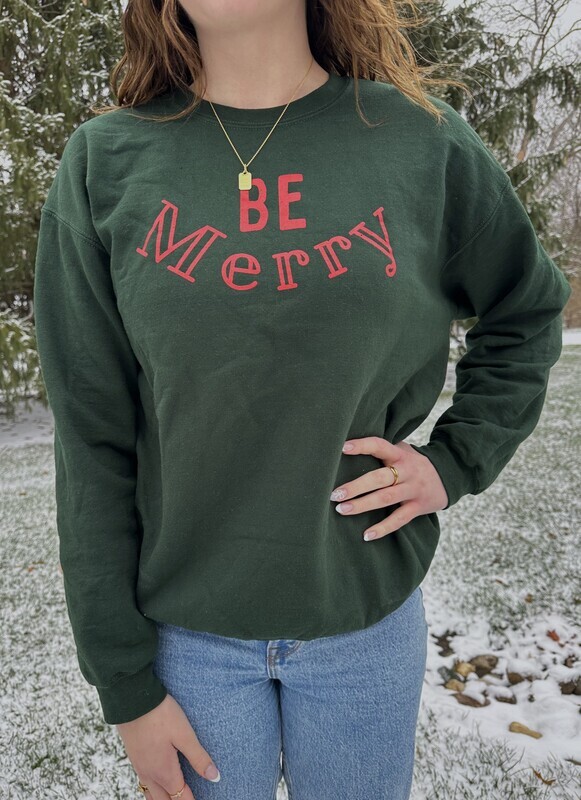 Be Merry Crewneck - S Be Merry Crewneck - S
