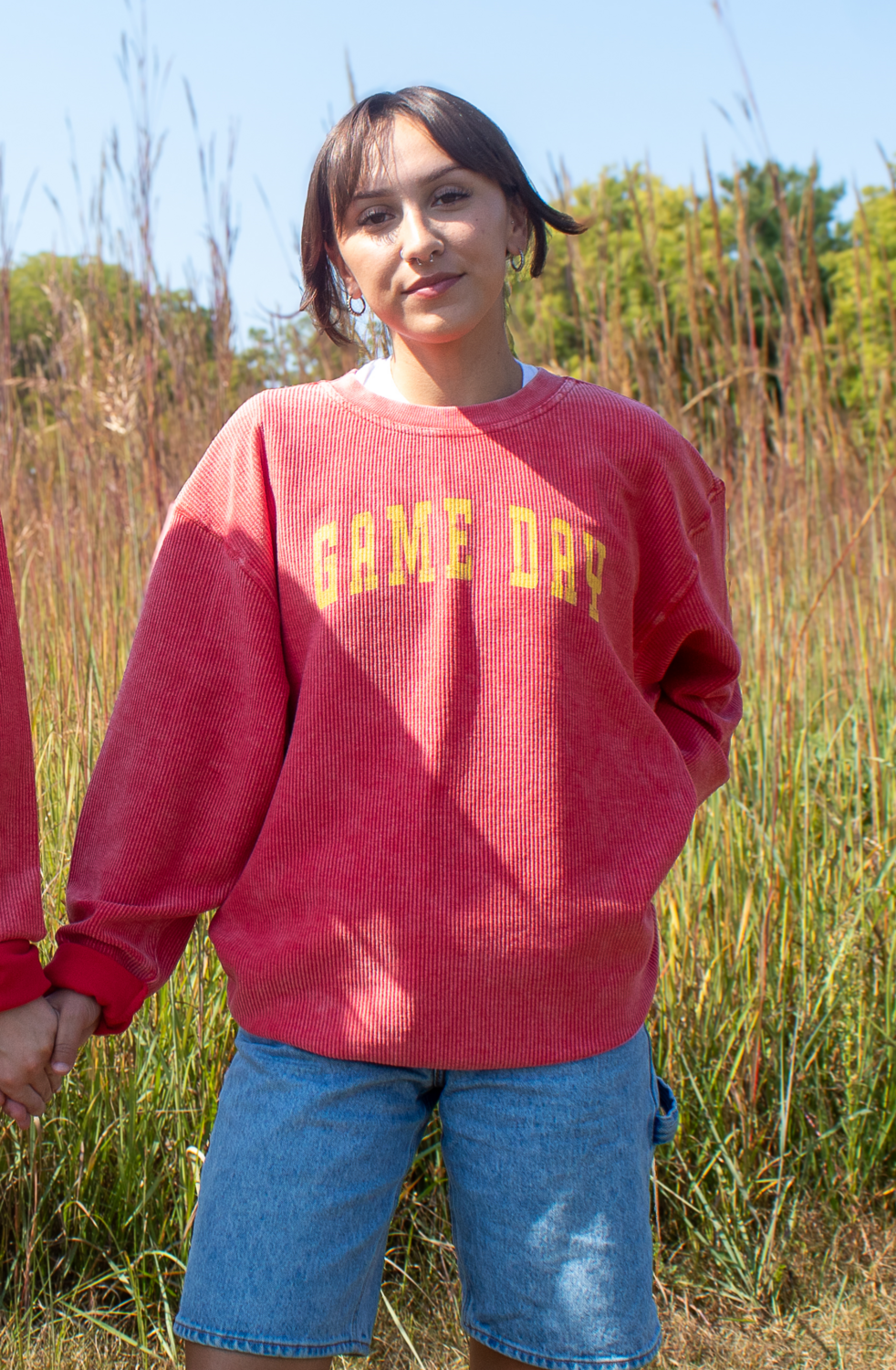 Game Day Ribbed Sweatshirt - XL