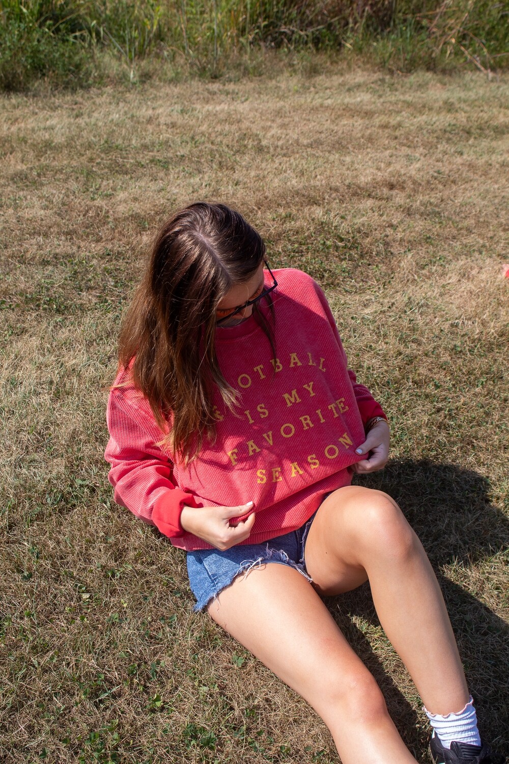 Favorite Season Ribbed Sweatshirt - XL Favorite Season Ribbed Sweatshirt - XL