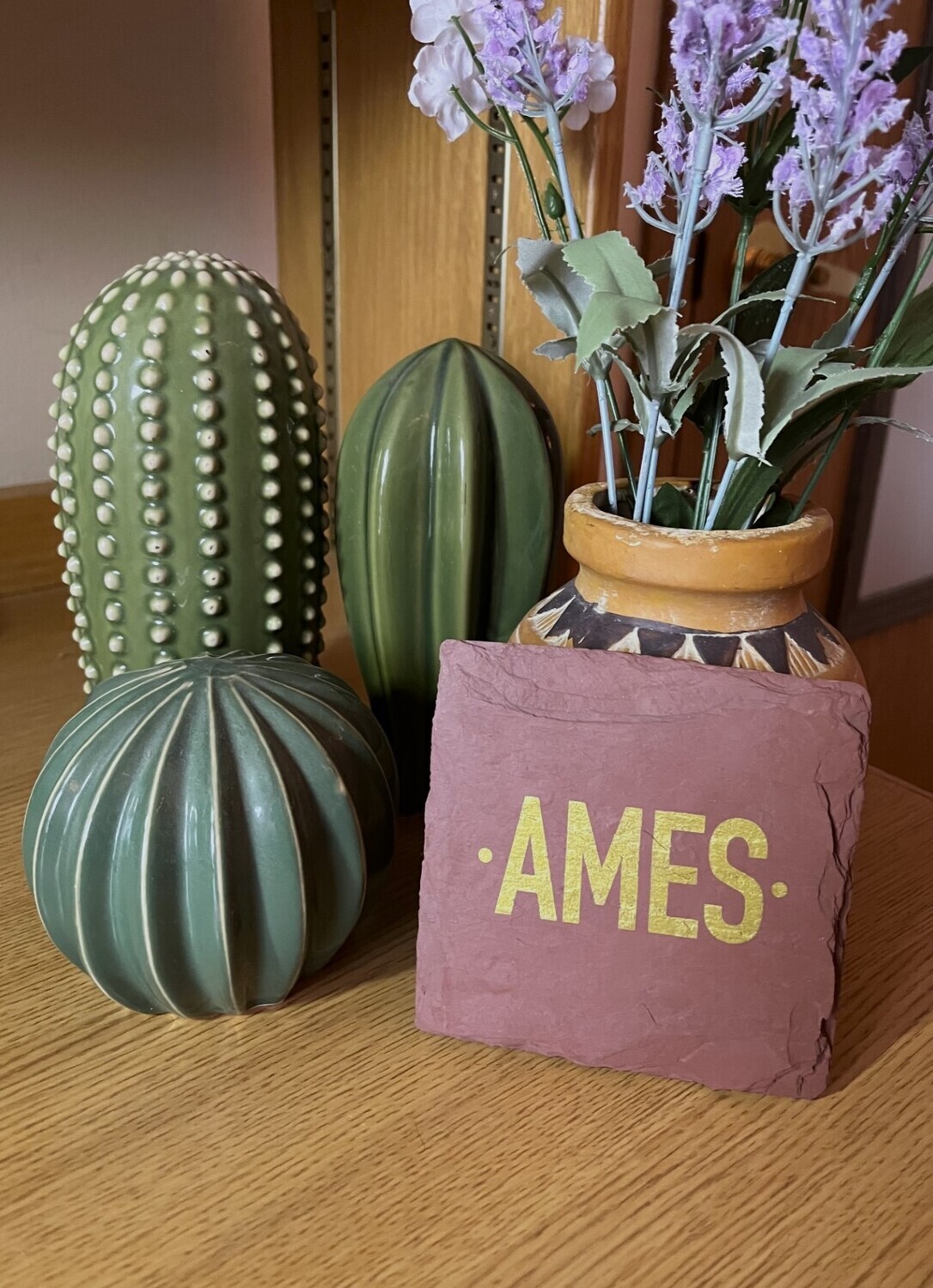 Ames Cardinal Slate Coaster Ames Cardinal Slate Coaster
