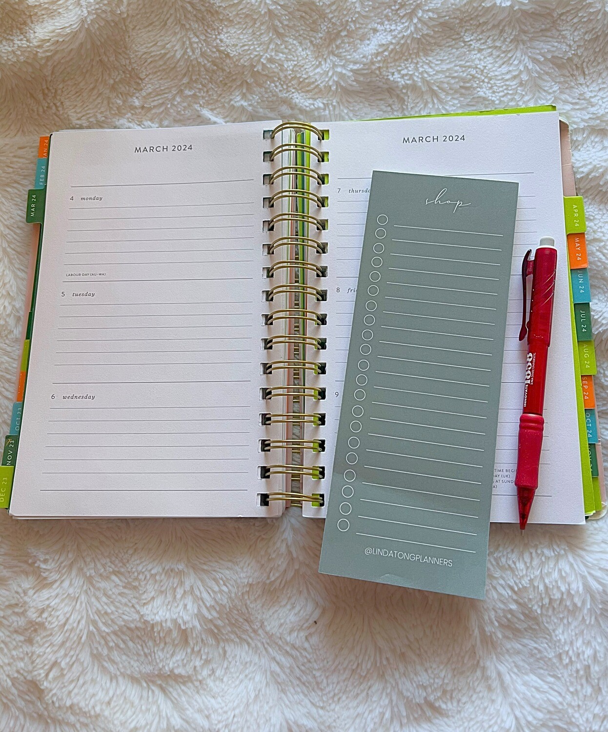 Simplified Shopping List Pad