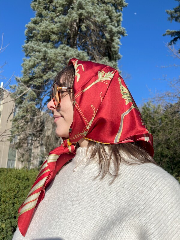 Glass Prairie Silk Scarf