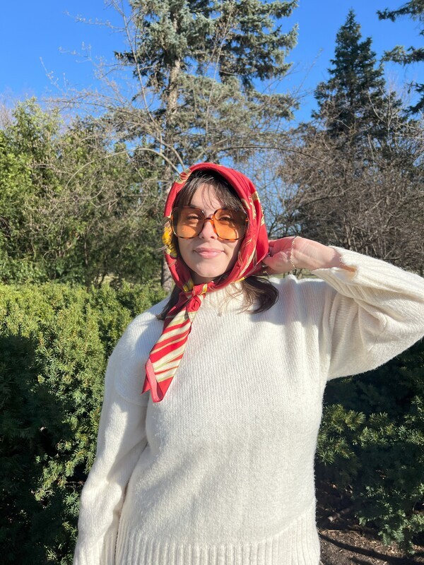 Glass Prairie Silk Scarf Glass Prairie Silk Scarf