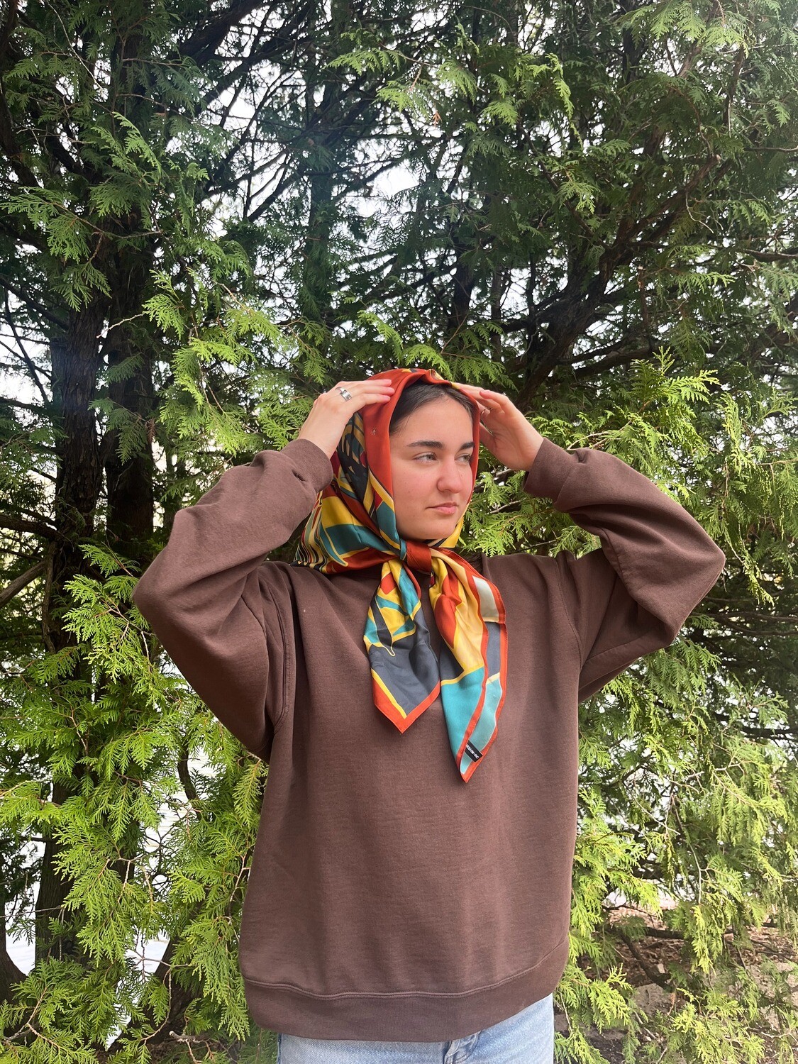 Swan Pride Silk Scarf