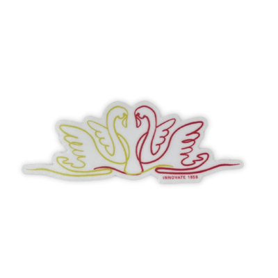 Two Swans Sticker