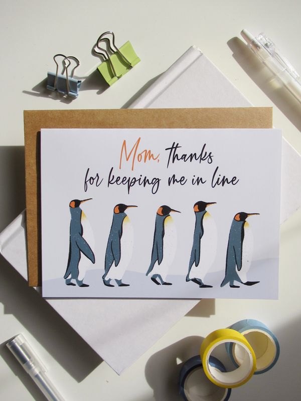 Keeping Me in Line Card