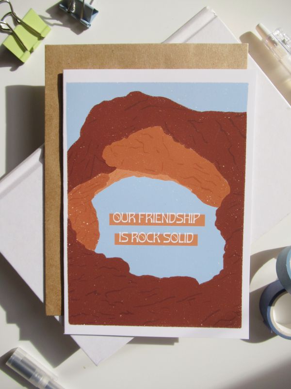 Our Friendship is Rock Solid Our Friendship is Rock Solid