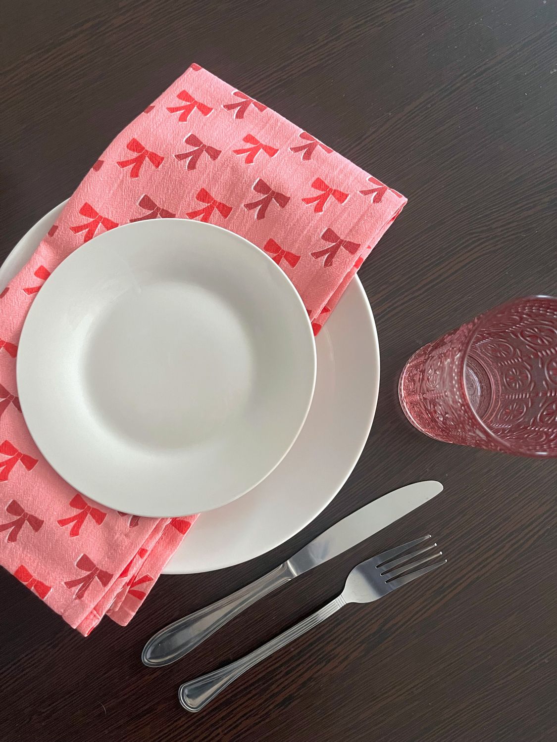 Red Bows Full Pattern Towel Red Bows Full Pattern Towel