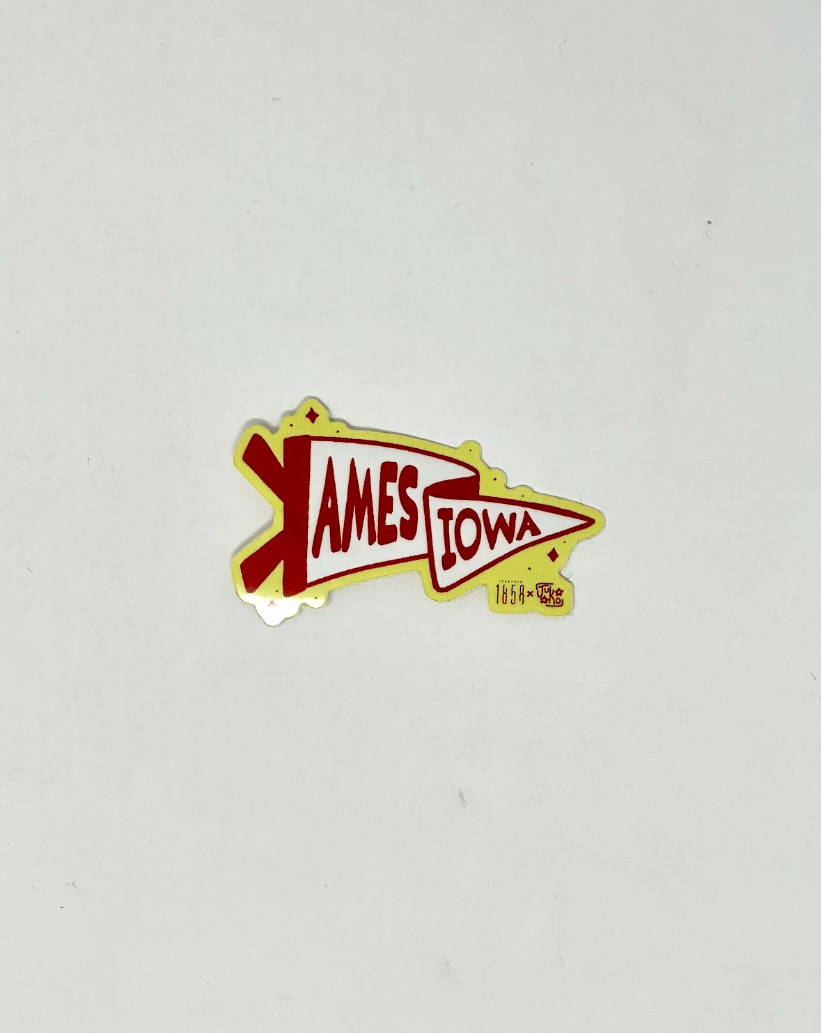 Ames Flag Sticker Ames Flag Sticker