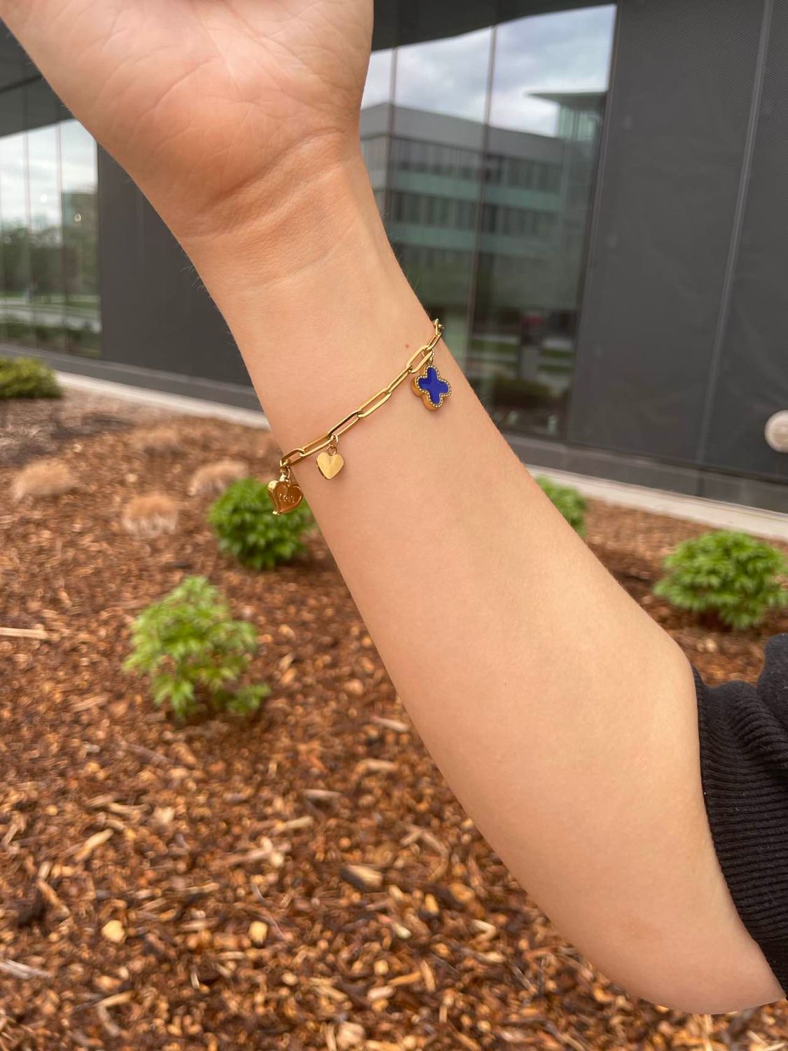 Charm bracelet , gold Charm bracelet , gold