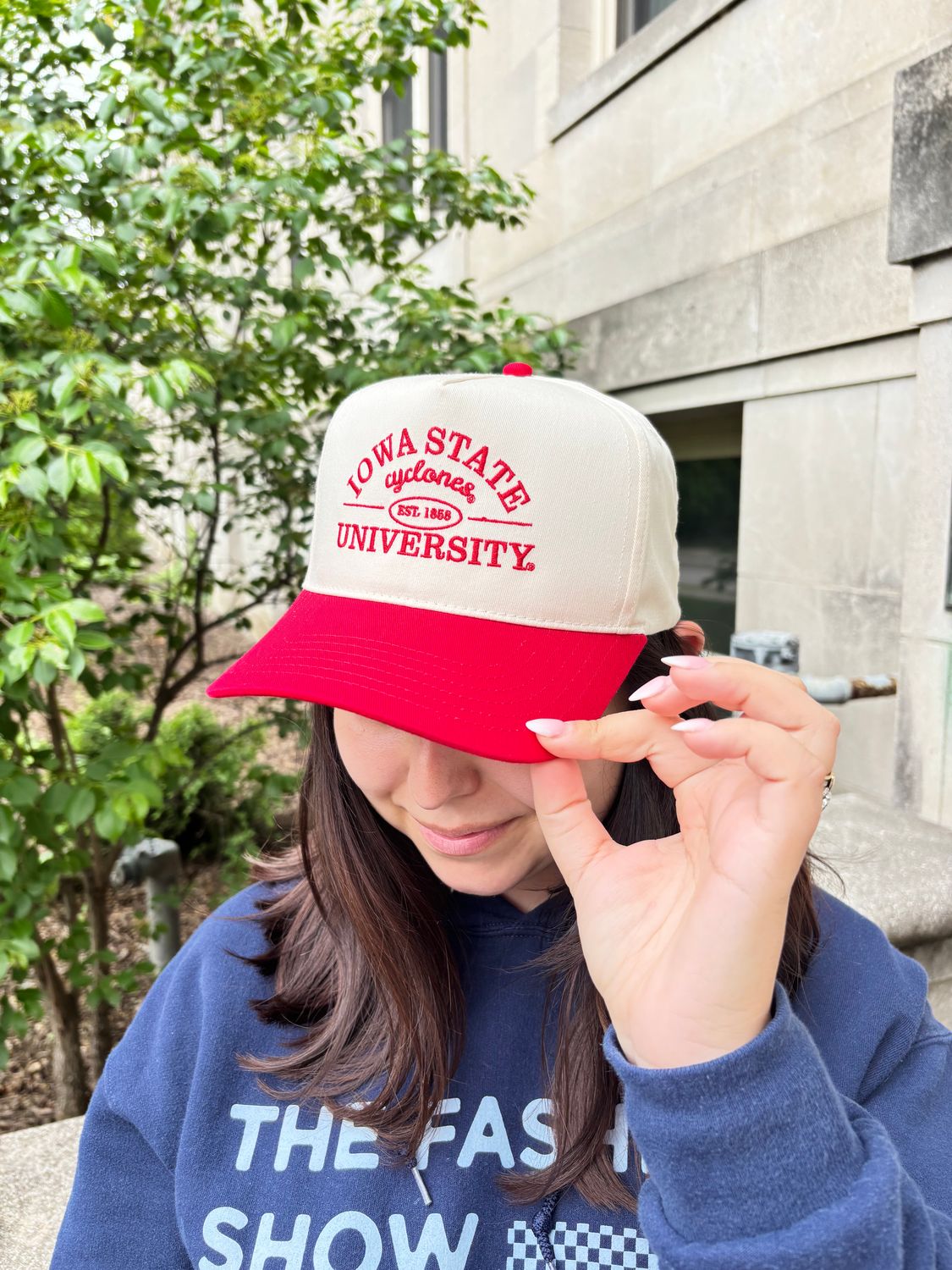 Embroidered ISU Emblem Trucker Hat