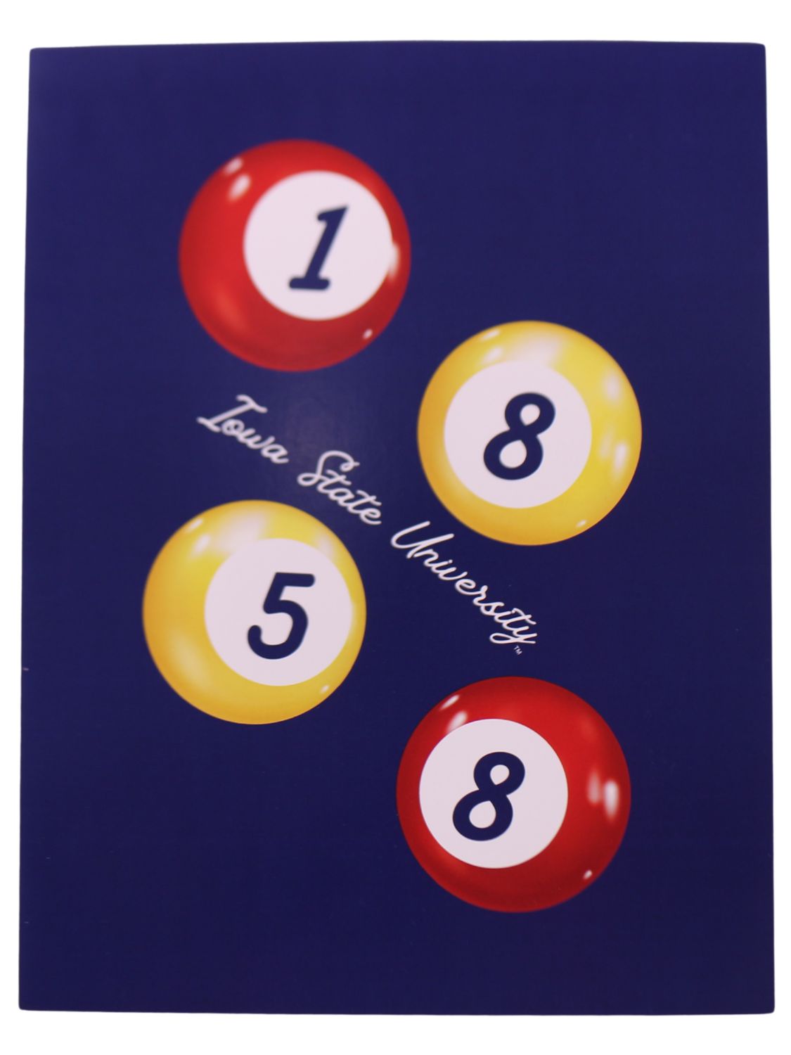 1858 Pool ball Art print