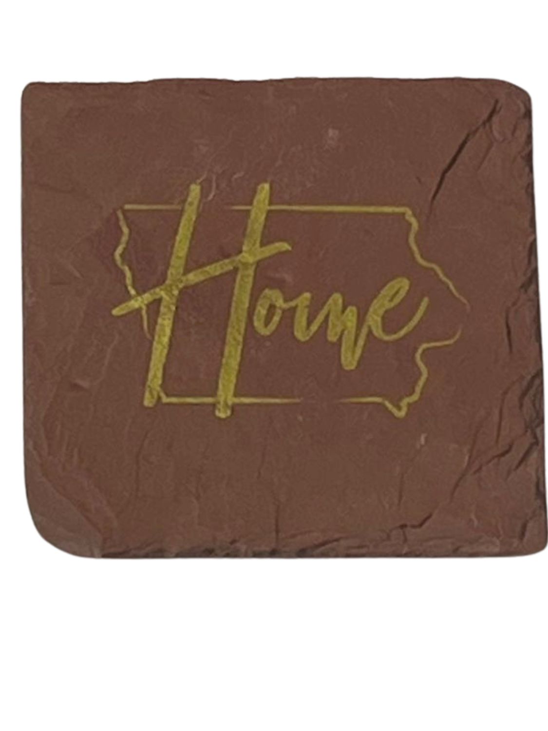 'Home' Cardinal Slate Coaster 'Home' Cardinal Slate Coaster