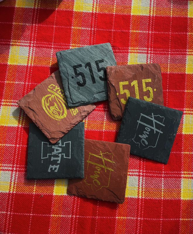 515 Black Slate Coaster