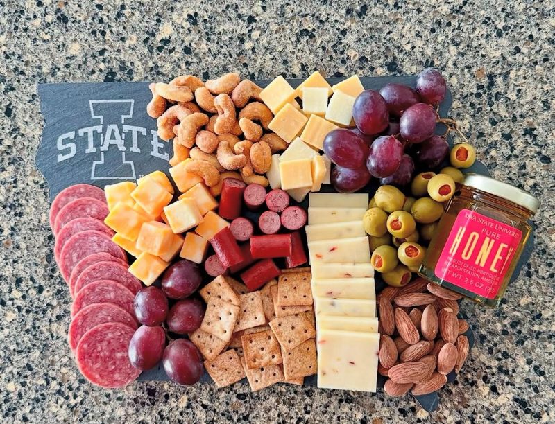 I-State Black Slate Cheese Board I-State Black Slate Cheese Board