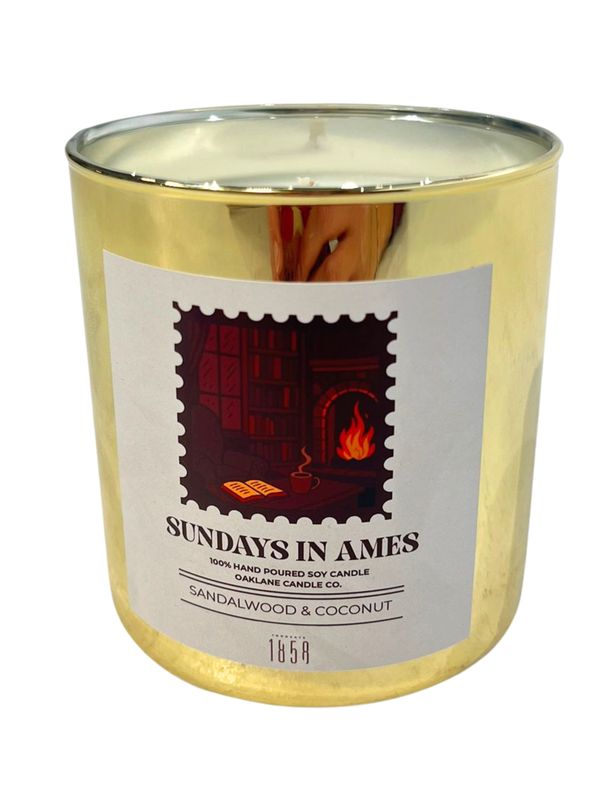 Innovate 1858 Sundays in Ames Candle