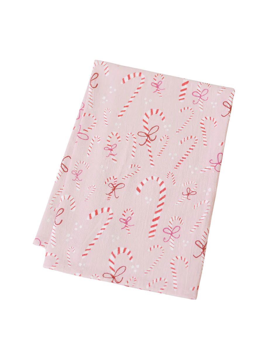 Candy Cane Flour Sack Towel