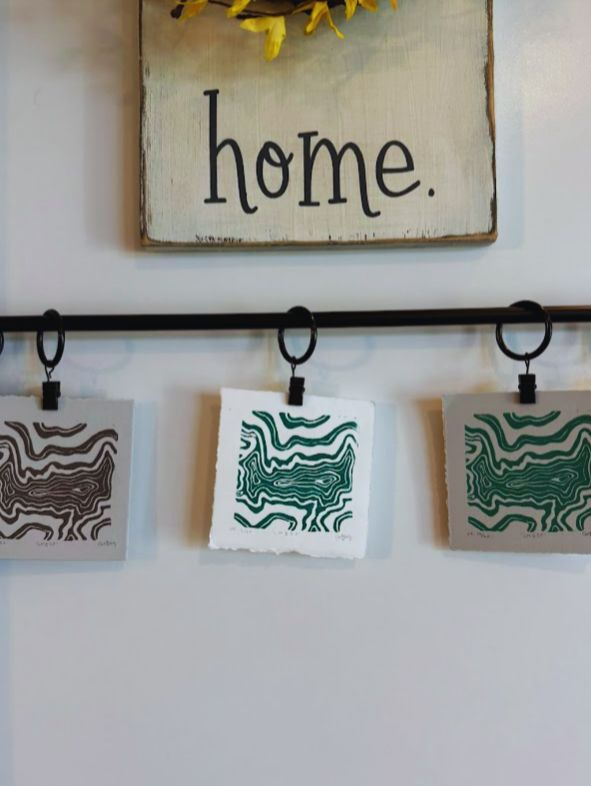 LMBSP Art Print White/Teal LMBSP Art Print White/Teal