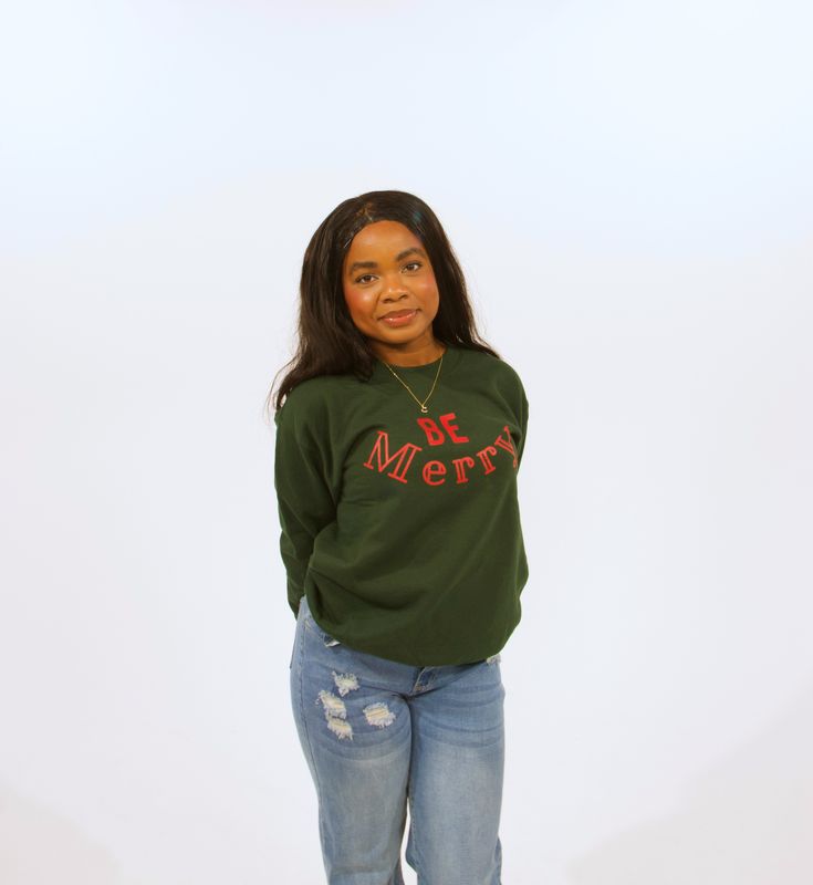 Be Merry Crewneck - S Be Merry Crewneck - S