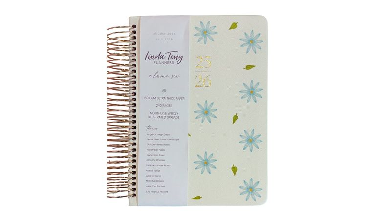 Linda Tong Daisy Spiral Planner Linda Tong Daisy Spiral Planner