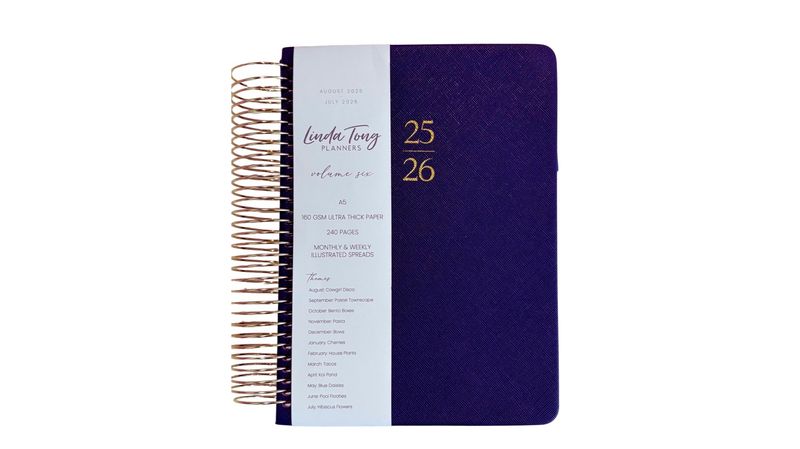 Linda Tong Indigo Spiral Planner Linda Tong Indigo Spiral Planner