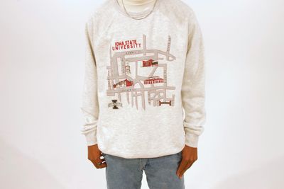 Campus map crewneck
