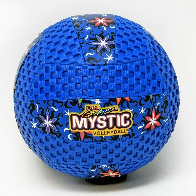Fun Gripper® 8.5" Mystic Design Volleyball (Indoor -Outdoor) Sting Free by: Saturnian I P.E. Supplier