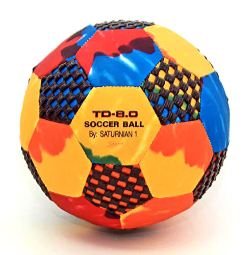 Fun Gripper® Tie-Dye 8" Soccer Ball  (Size 4) Indoor/Outdoor By: Saturnian 1 PE Supplier