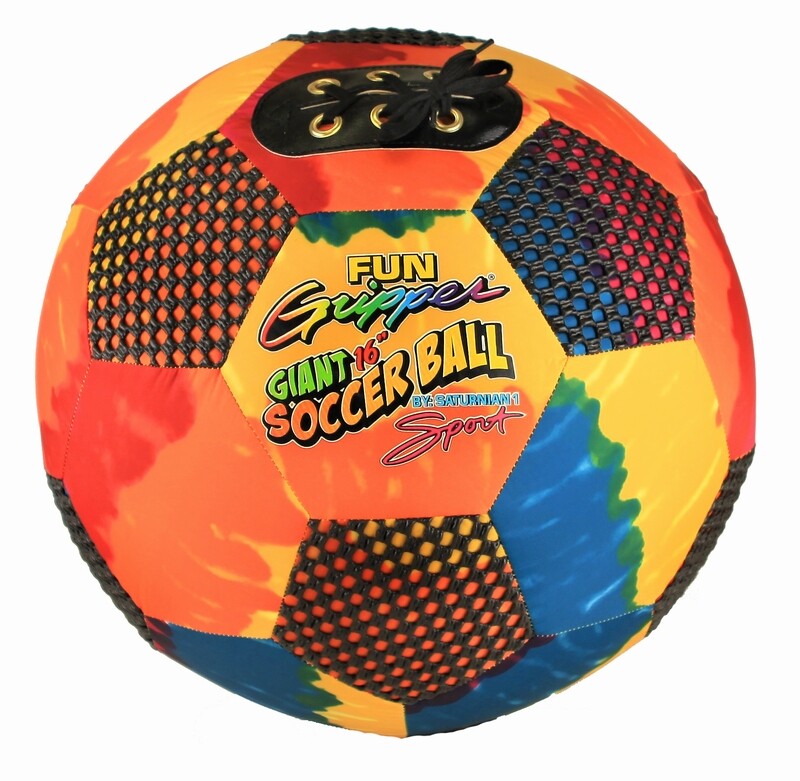 Fun Gripper® Tie-Dye 16" Soccer Ball / Movement Ball O/S (Indoor - Outdoor) by: Saturnian I P.E. Supplier
