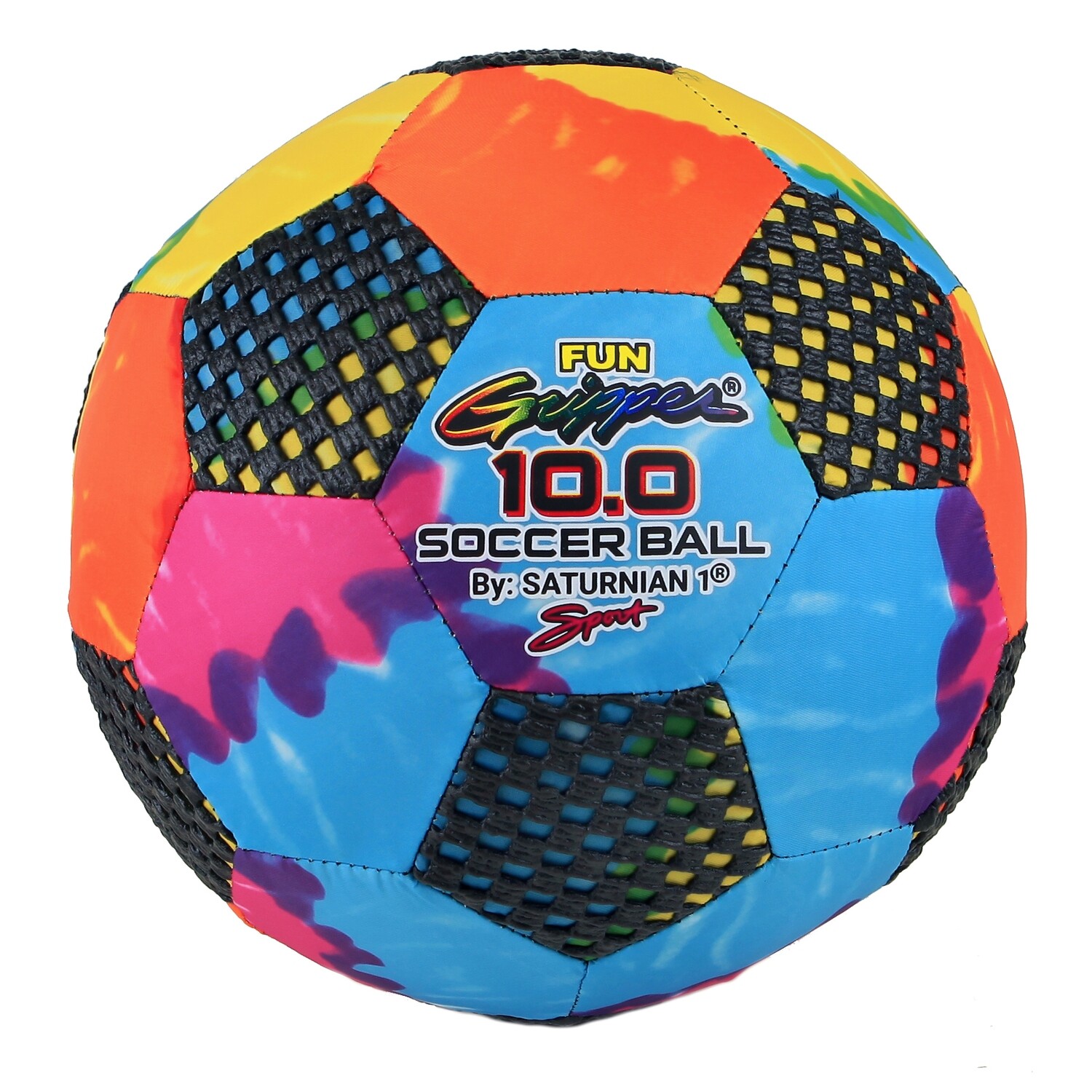Fun Gripper® Tie-Dye 10" Soccer Ball O/S (Perfect for Indoor) by: Saturnian I P.E Supplier