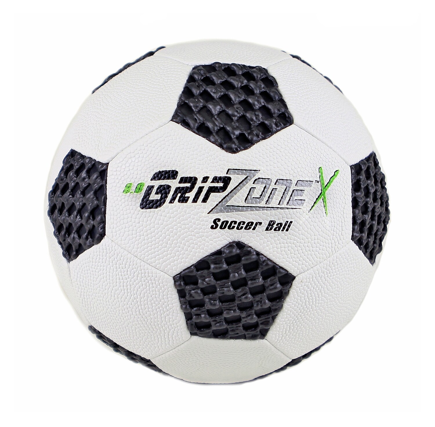 Grip Zone® 8.0" Traditional Soccer Ball Size (4) (Black/White) W Panels by: Saturnian I P.E. Supplier