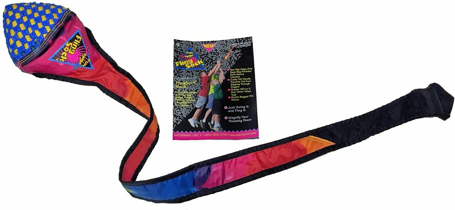 Fun Gripper® Tie Dye Fling Sock Toss Game 29.0 inch & Game Booklet (Original) Fun Gripper® Tie Dye Fling Sock Toss Game 29.0 inch & Game Booklet (Original)
