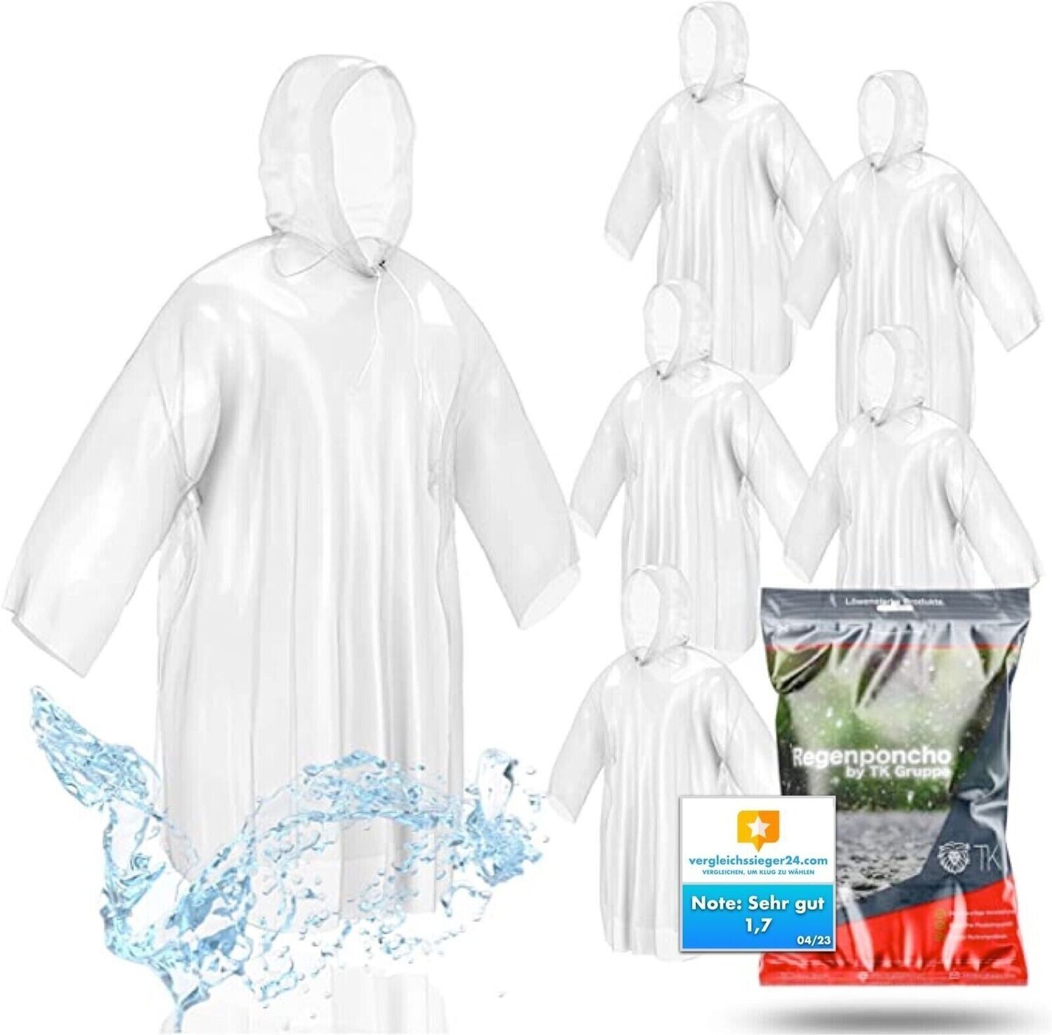 8 x Regenponcho