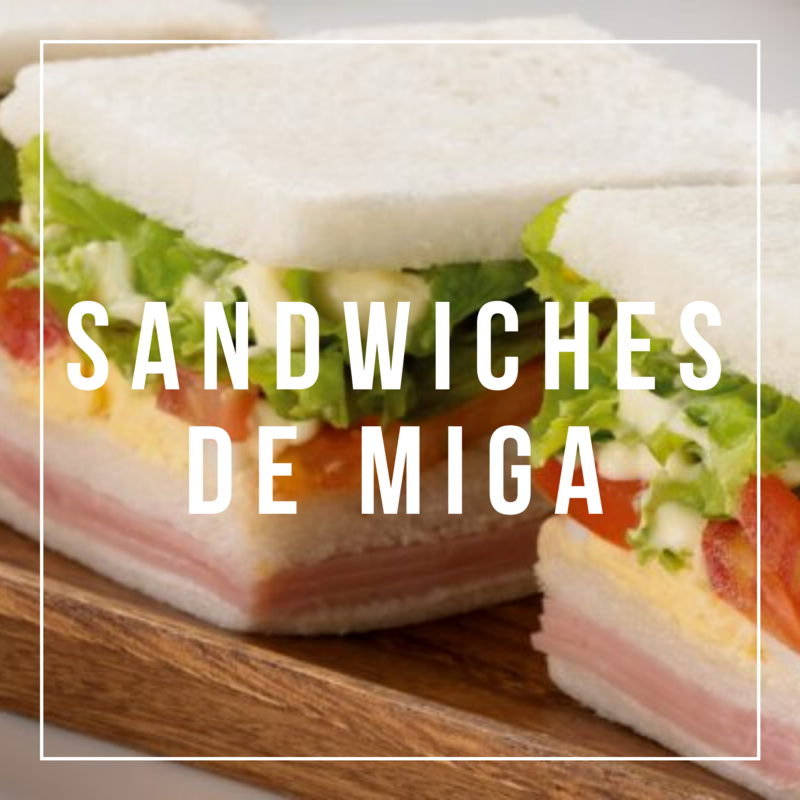 SANDWICHES DE MIGA