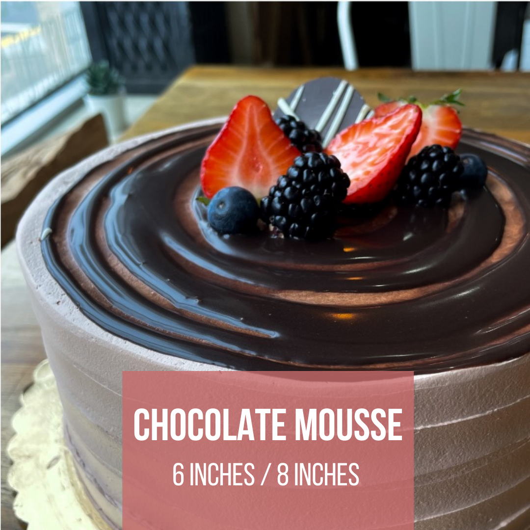 CHOCOLATE MOUSSE CAKE (6 inches & 8 inches)