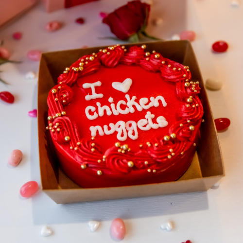 Galentines mini cake