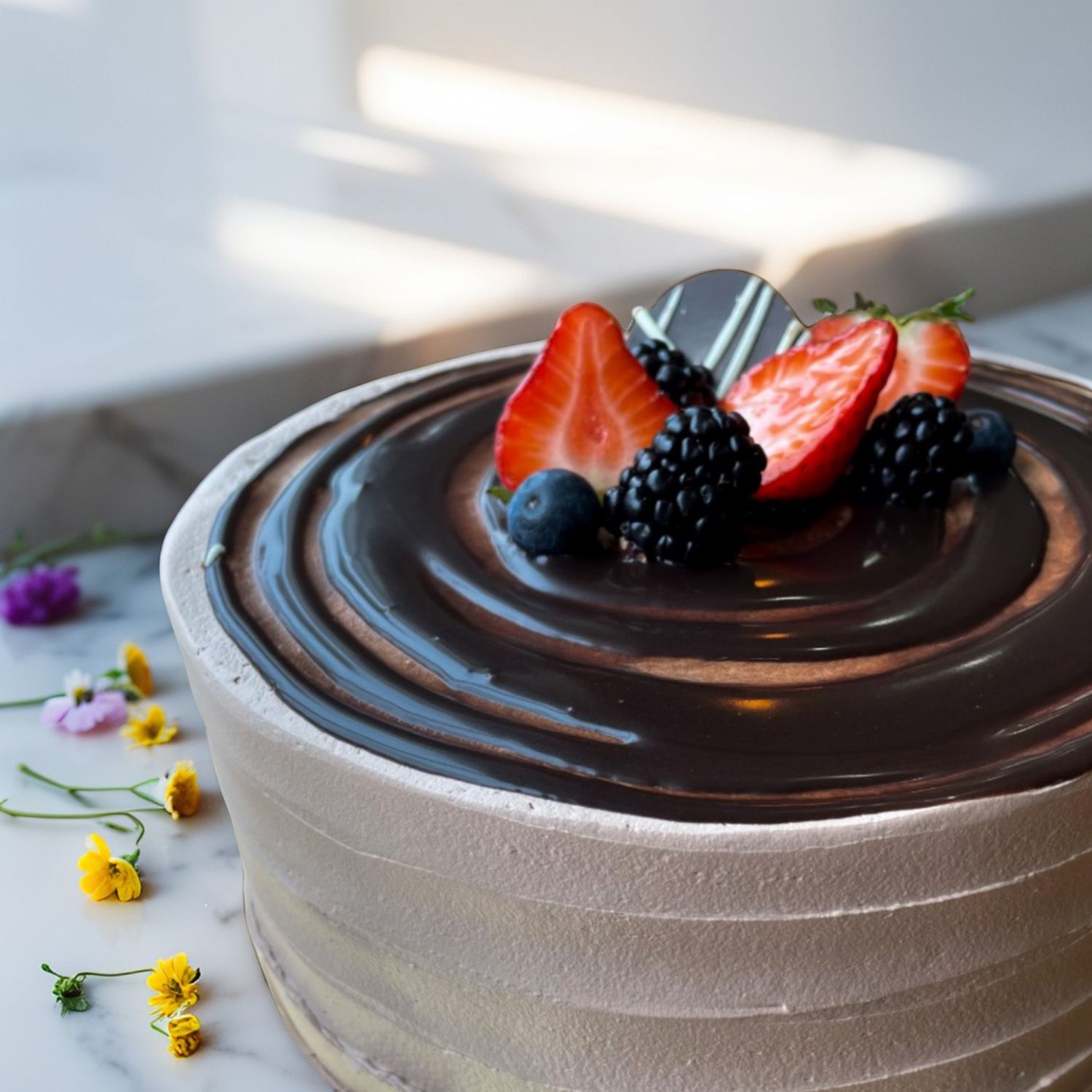 CHOCOLATE MOUSSE CAKE