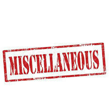Miscellaneous