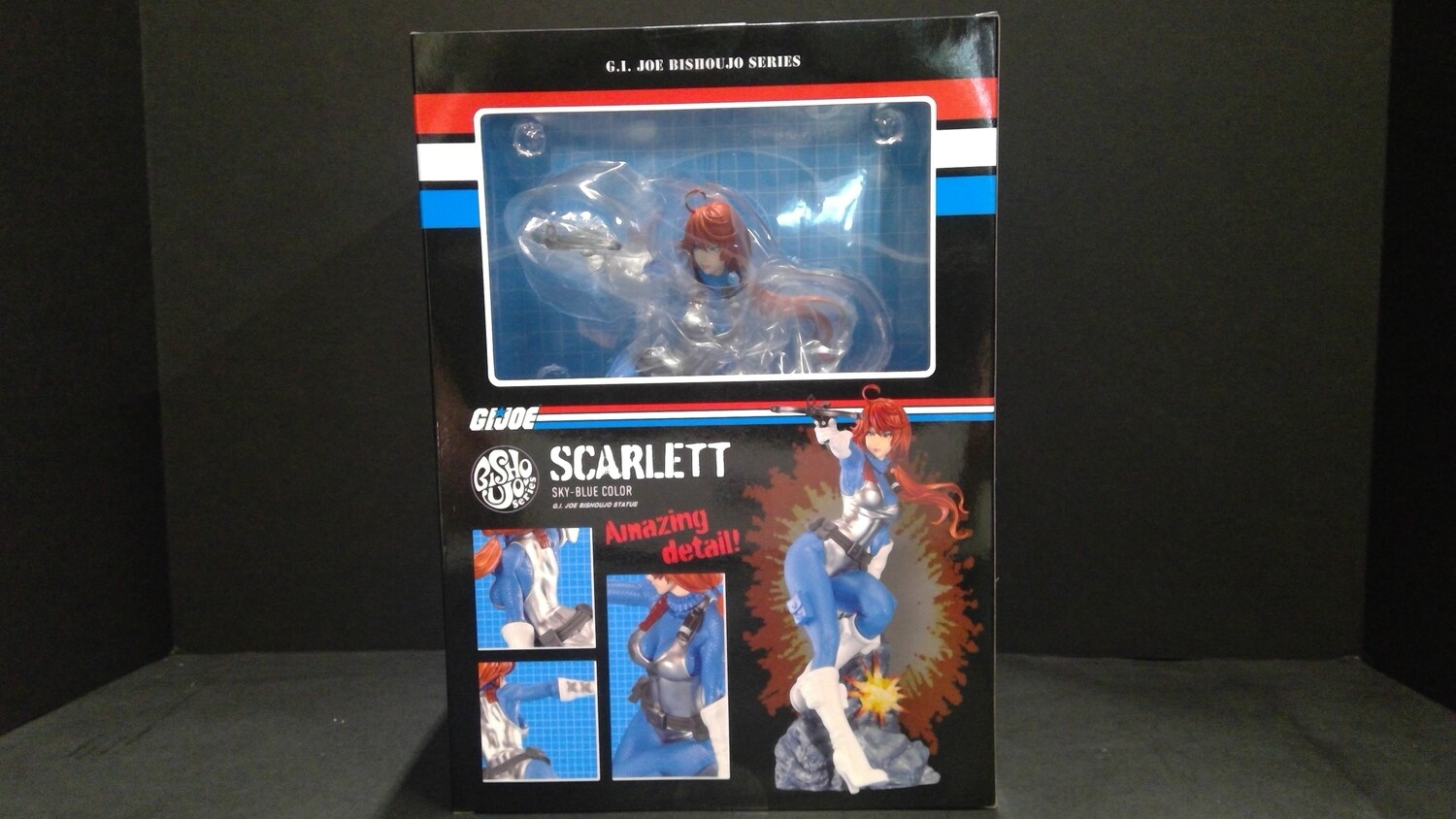 GI Joe Blu Scarlett Statue GI Joe Blu Scarlett Statue