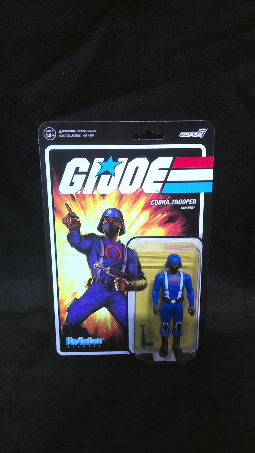 GI Joe Super 7 ReAction Cobra Trooper 2 GI Joe Super 7 ReAction Cobra Trooper 2
